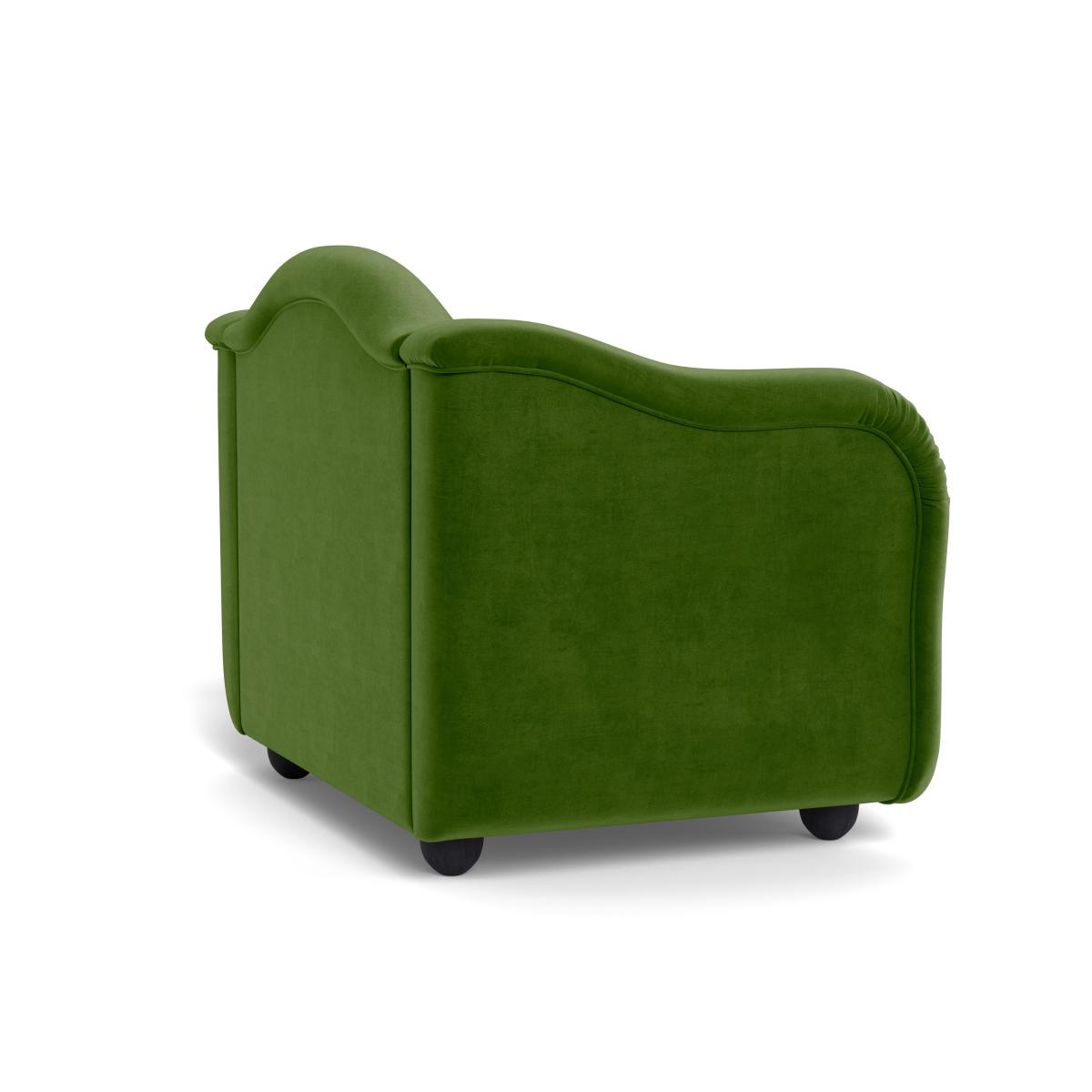 Heal's Tetbury Loveseat Smart Luxe Velvet Grass Natural Beech Feet – image 5