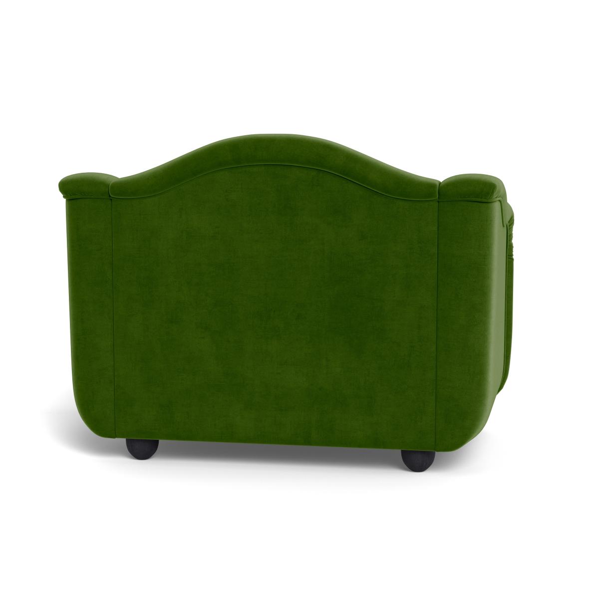 Heal's Tetbury Loveseat Smart Luxe Velvet Grass Natural Beech Feet – image 6