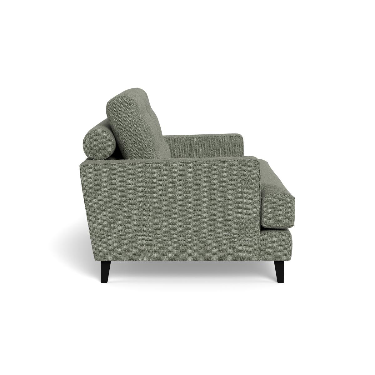 Heal's Mistral Loveseat Boucle Tweed Lapis Black Beech Feet – image 3