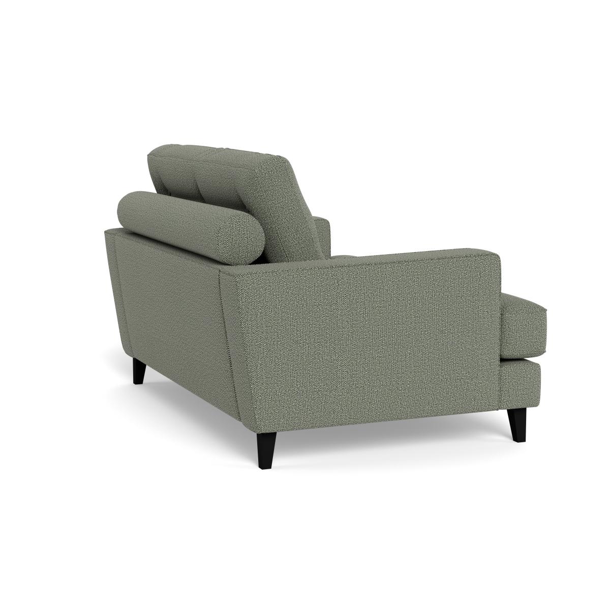 Heal's Mistral Loveseat Boucle Tweed Lapis Black Beech Feet – image 4