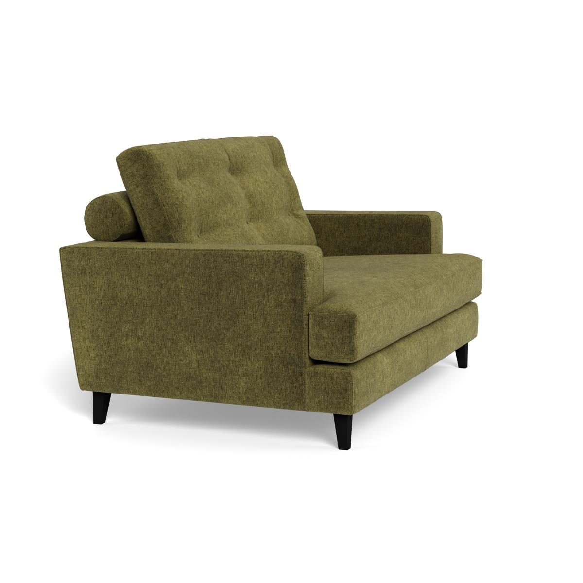 Heal's Mistral Loveseat Boucle Velvet Wilder Natural Beech Feet – image 2