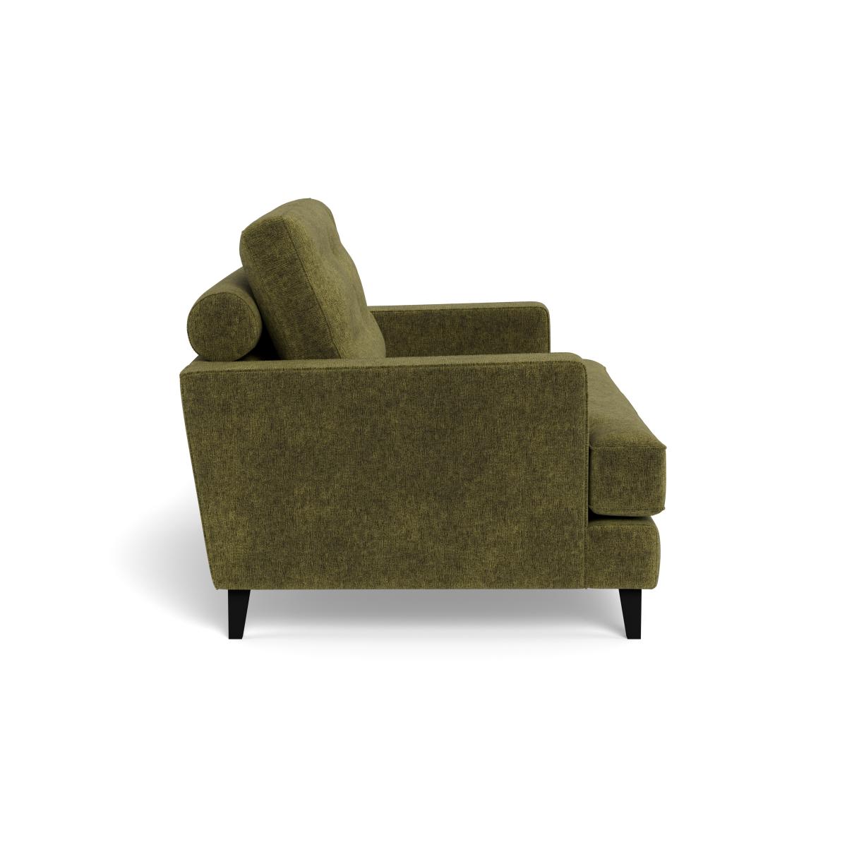 Heal's Mistral Loveseat Boucle Velvet Wilder Natural Beech Feet – image 3