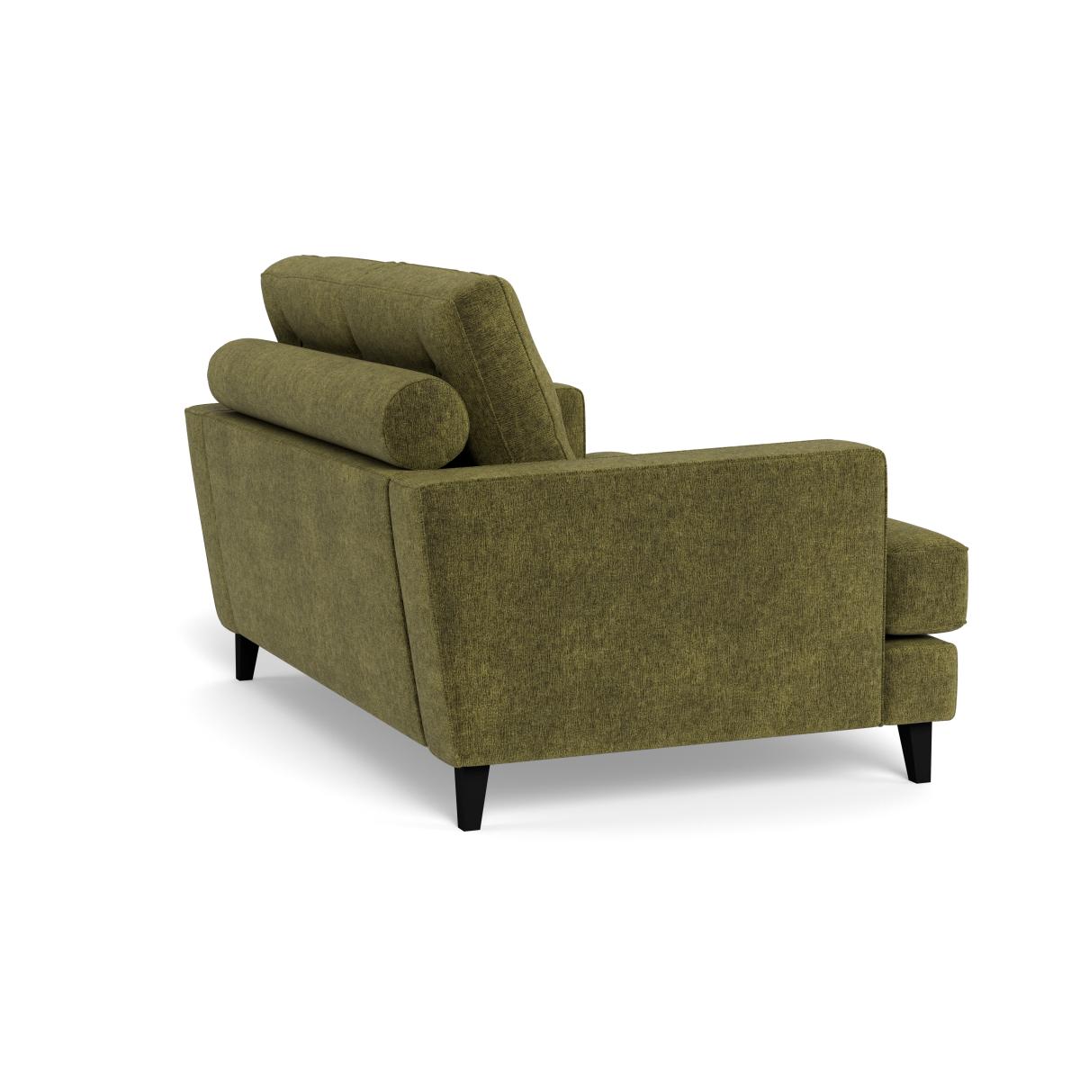 Heal's Mistral Loveseat Boucle Velvet Wilder Natural Beech Feet – image 4
