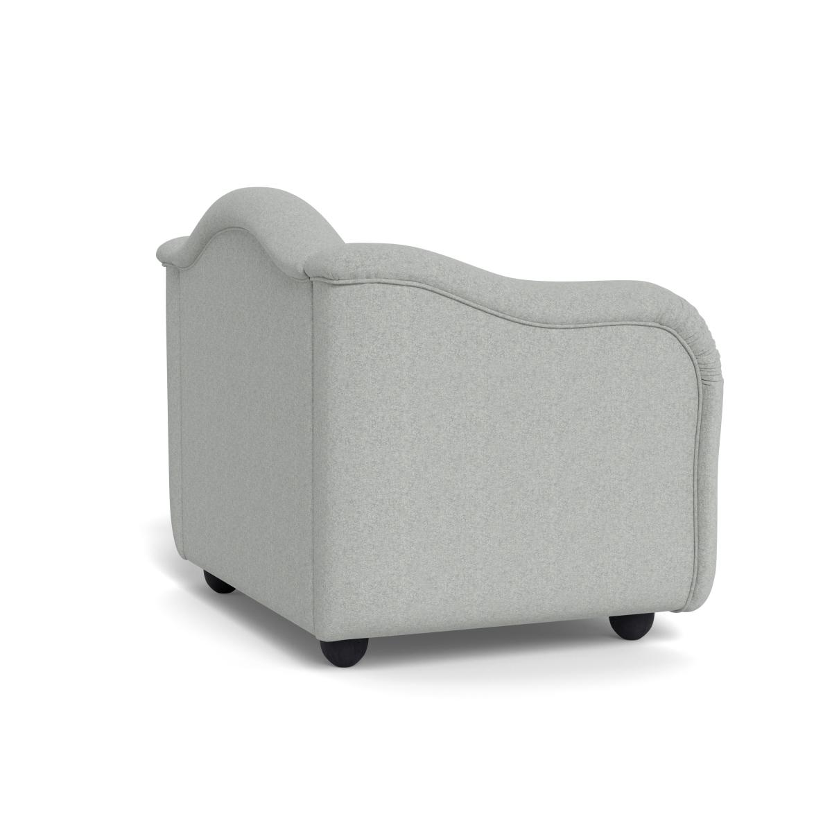 Heal's Tetbury Loveseat Melton Wool Limestone Natural Beech Feet – image 5
