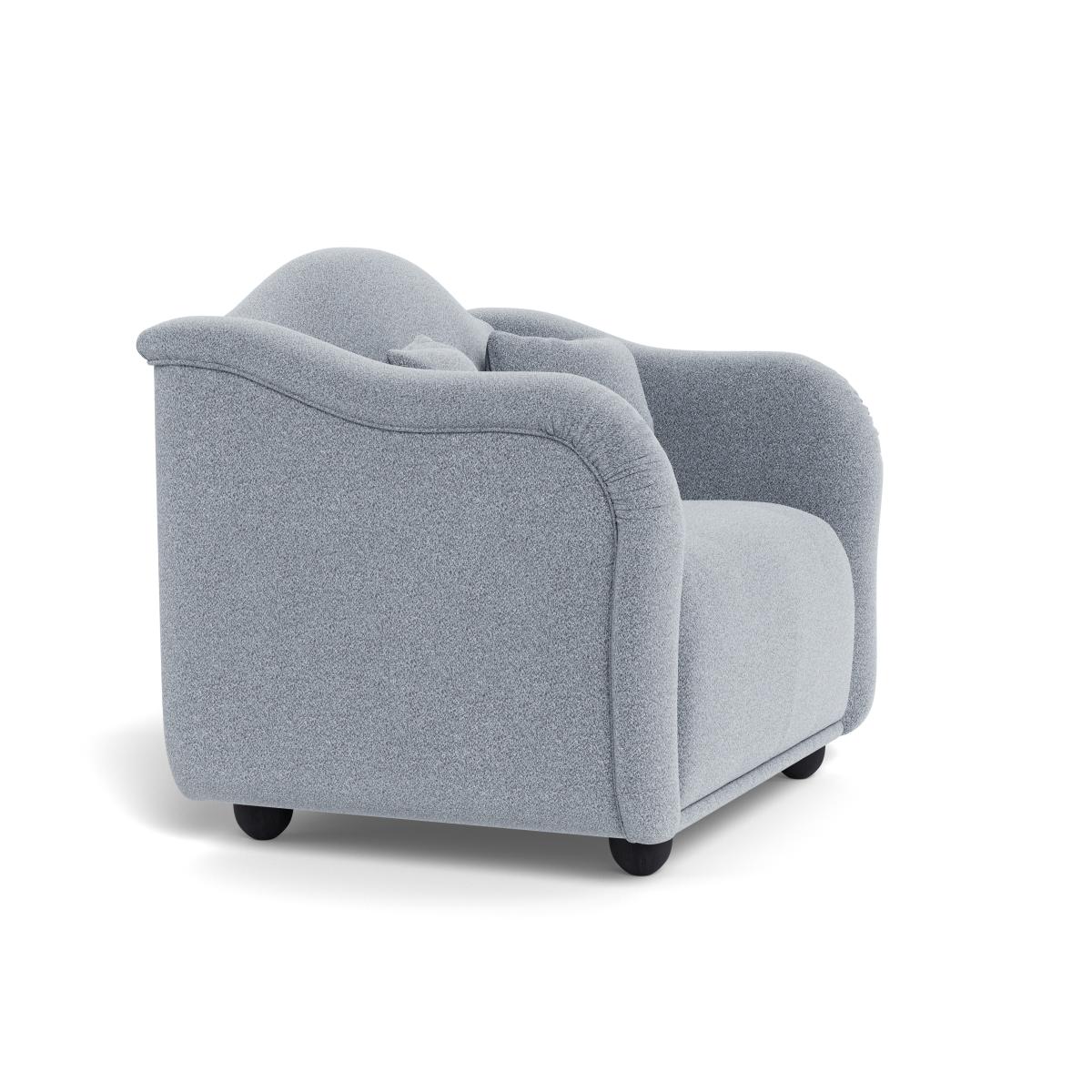 Heal's Tetbury Loveseat Boucle Steel Natural Beech Feet – image 3
