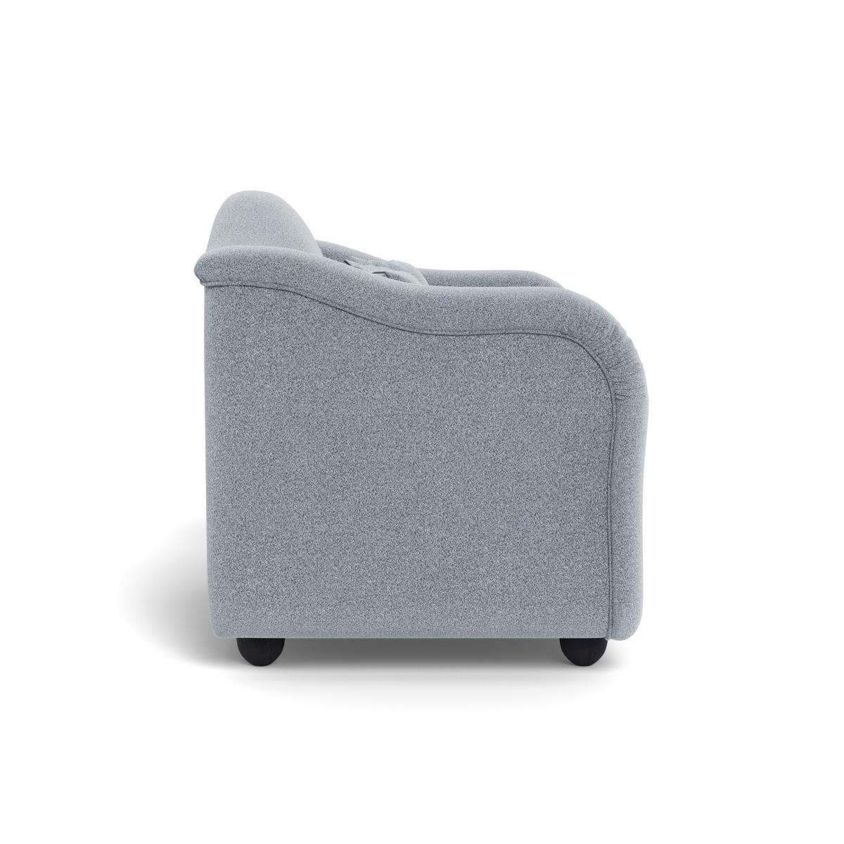 Heal's Tetbury Loveseat Boucle Steel Natural Beech Feet – image 4
