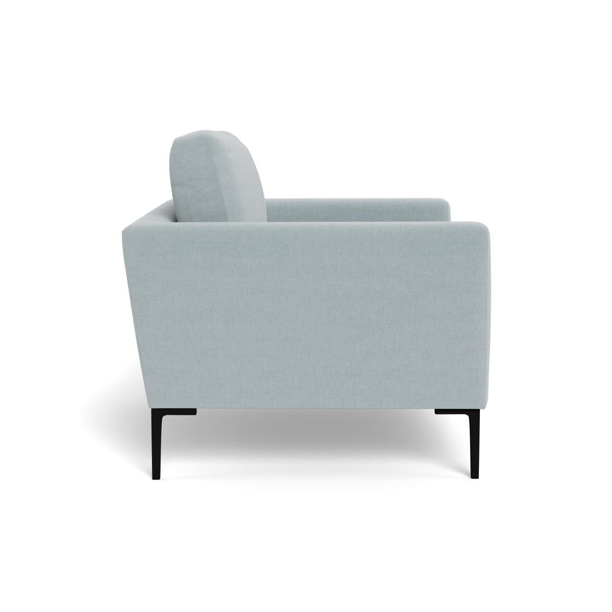 Heal's Eton Loveseat Brushed Cotton Mist Brass Feet - Heal's UK Furniture – image 3