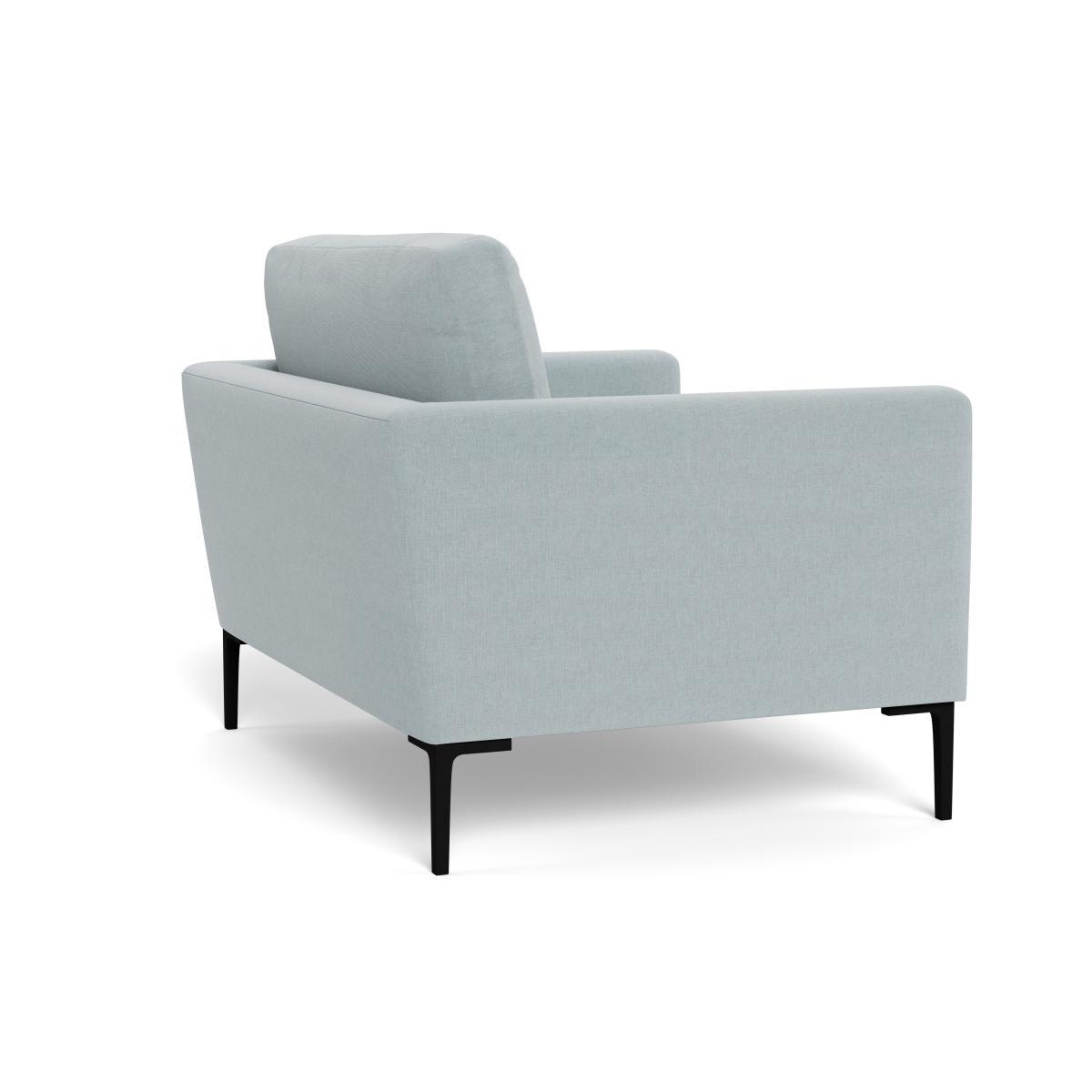 Heal's Eton Loveseat Brushed Cotton Mist Brass Feet - Heal's UK Furniture – image 4