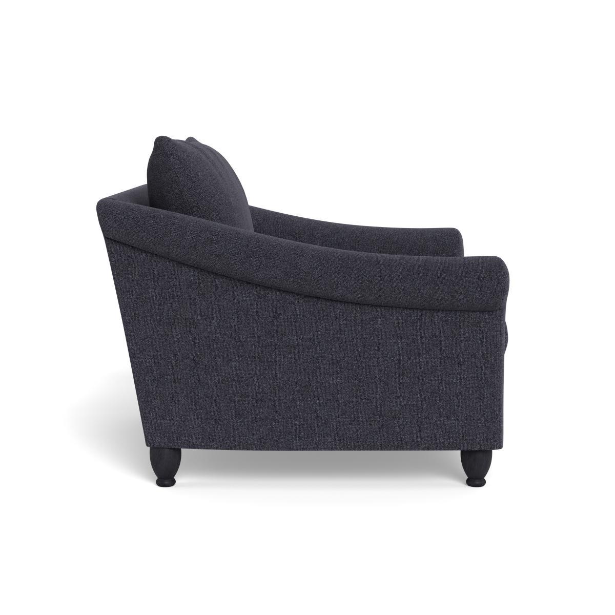 Heal's Devon Loveseat Texture Soot Natural Ash Feet - Heal's UK Furniture – image 3
