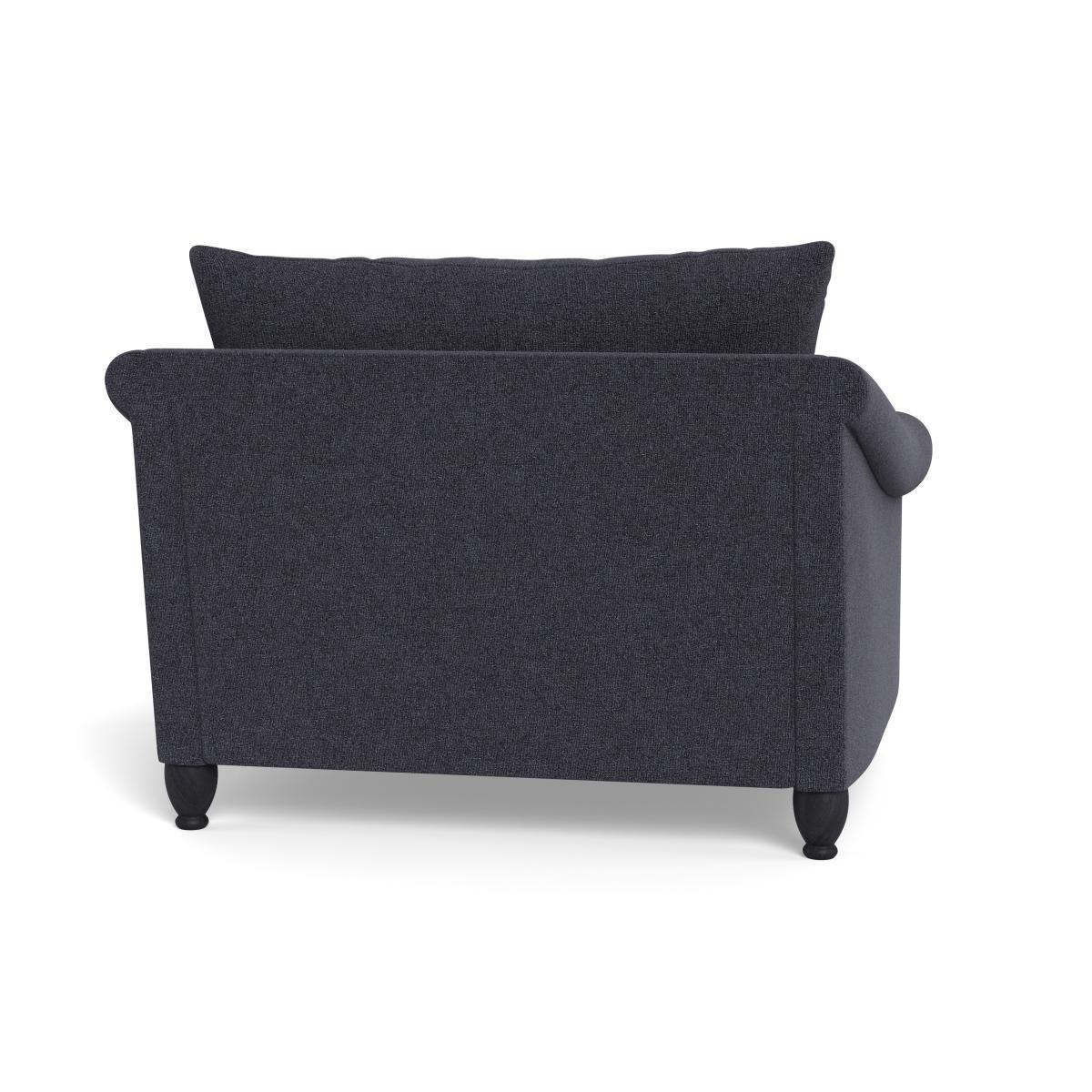 Heal's Devon Loveseat Texture Soot Natural Ash Feet - Heal's UK Furniture – image 5
