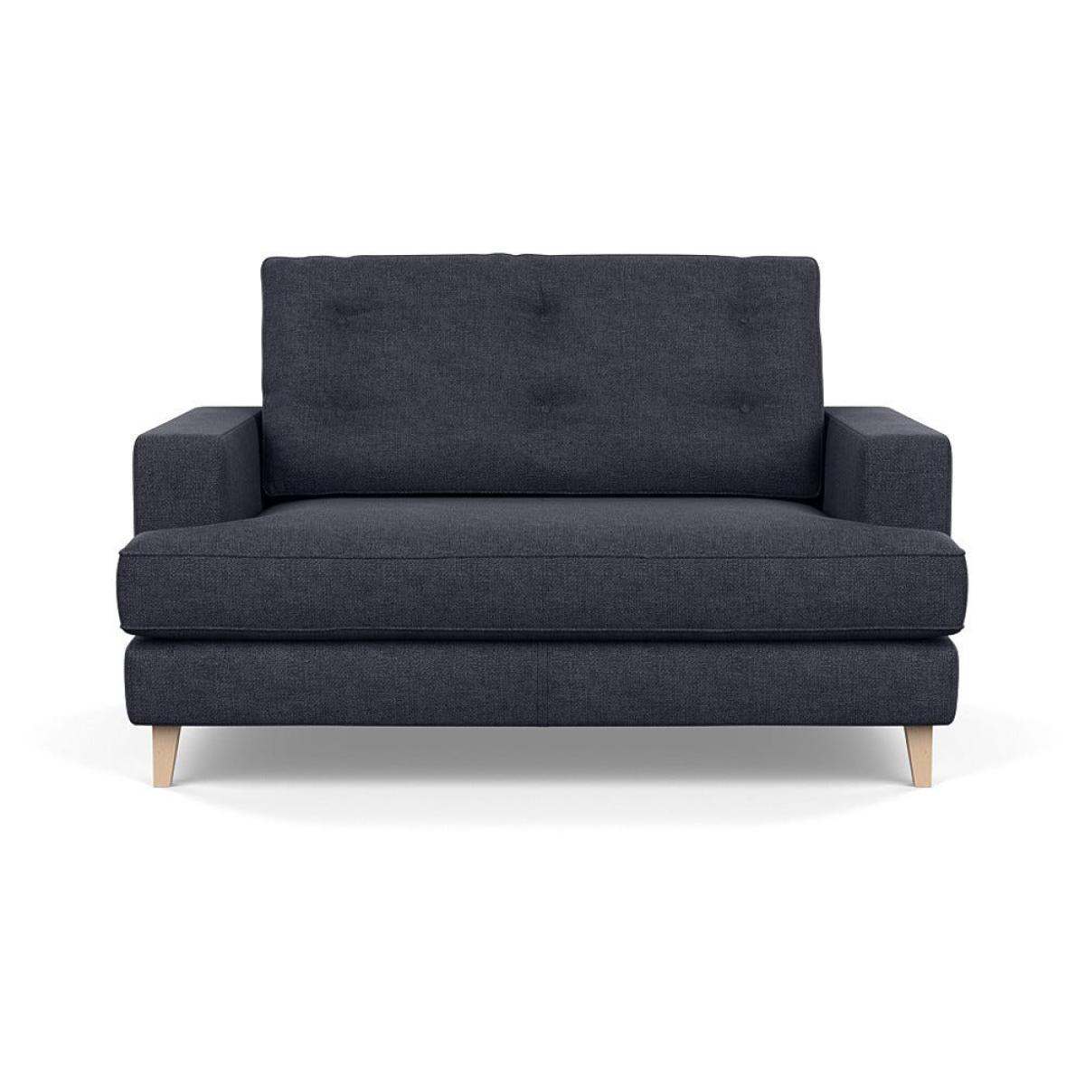Heal's Mistral Loveseat Texture Soot Natural Feet – image 2