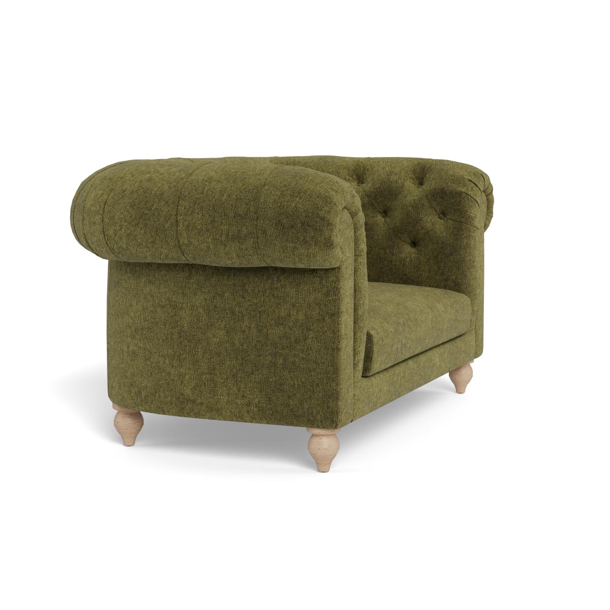 Heal's Fitzrovia Loveseat Boucle Velvet Wilder Black Feet – image 2