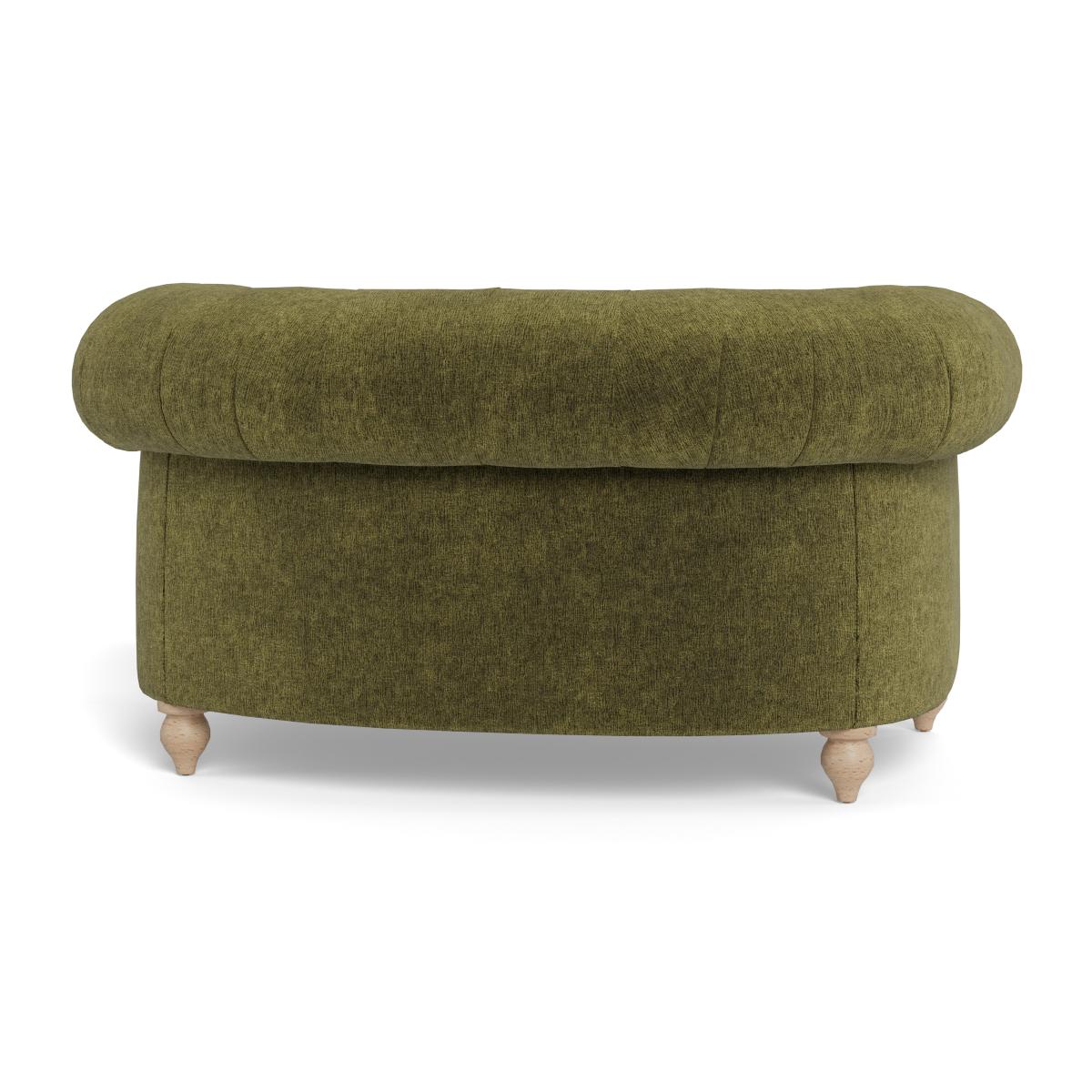 Heal's Fitzrovia Loveseat Boucle Velvet Wilder Black Feet – image 5