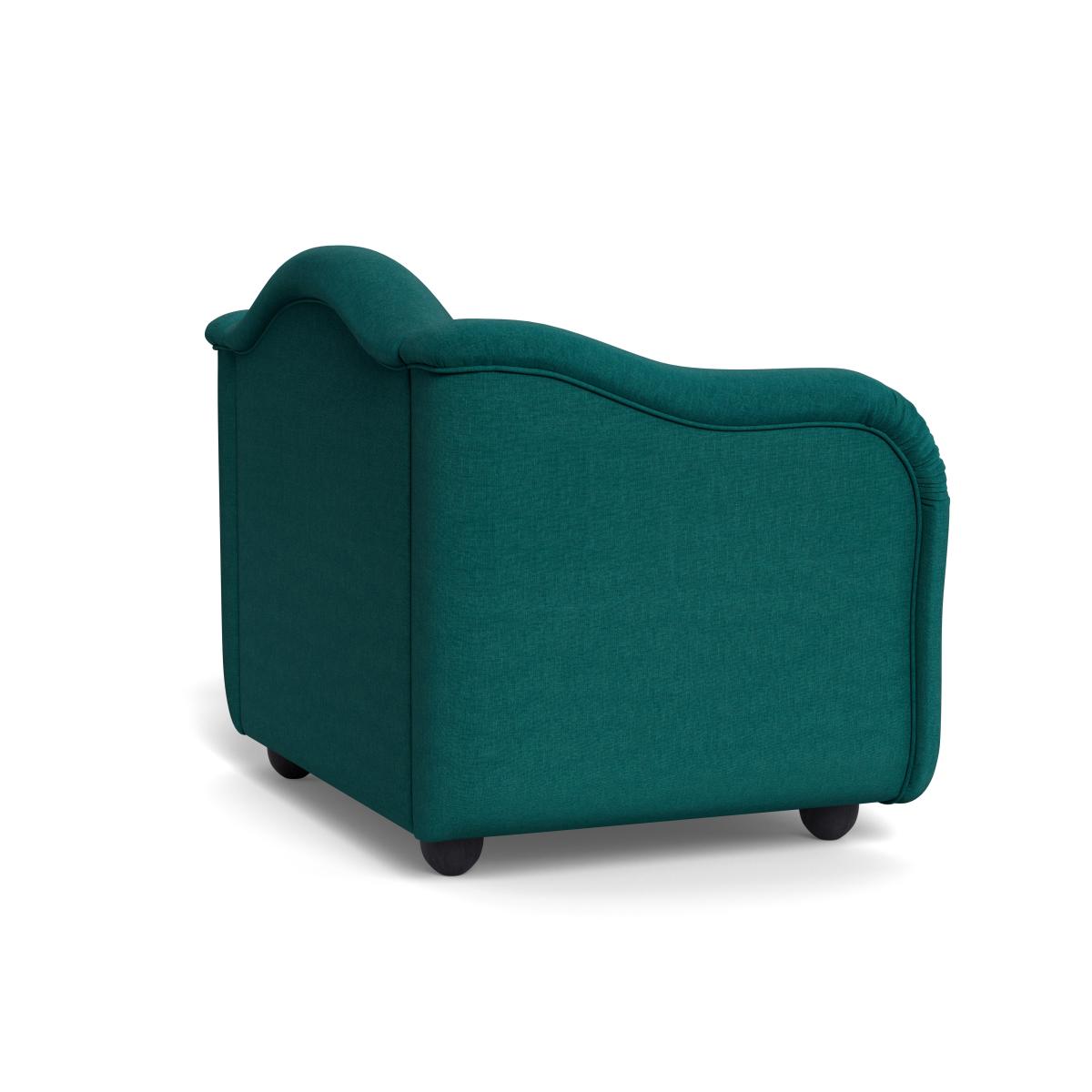 Heal's Tetbury Loveseat Brushed Cotton Pine Black Beech Feet – image 5