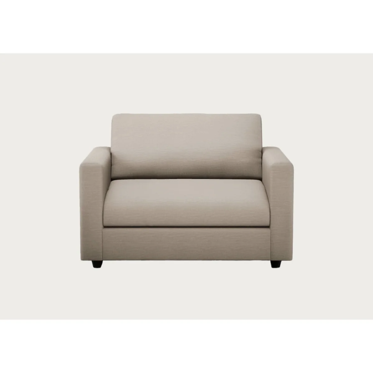 Heal's Nimbus II Loveseat Boucle Indigo Black Feet – image 3