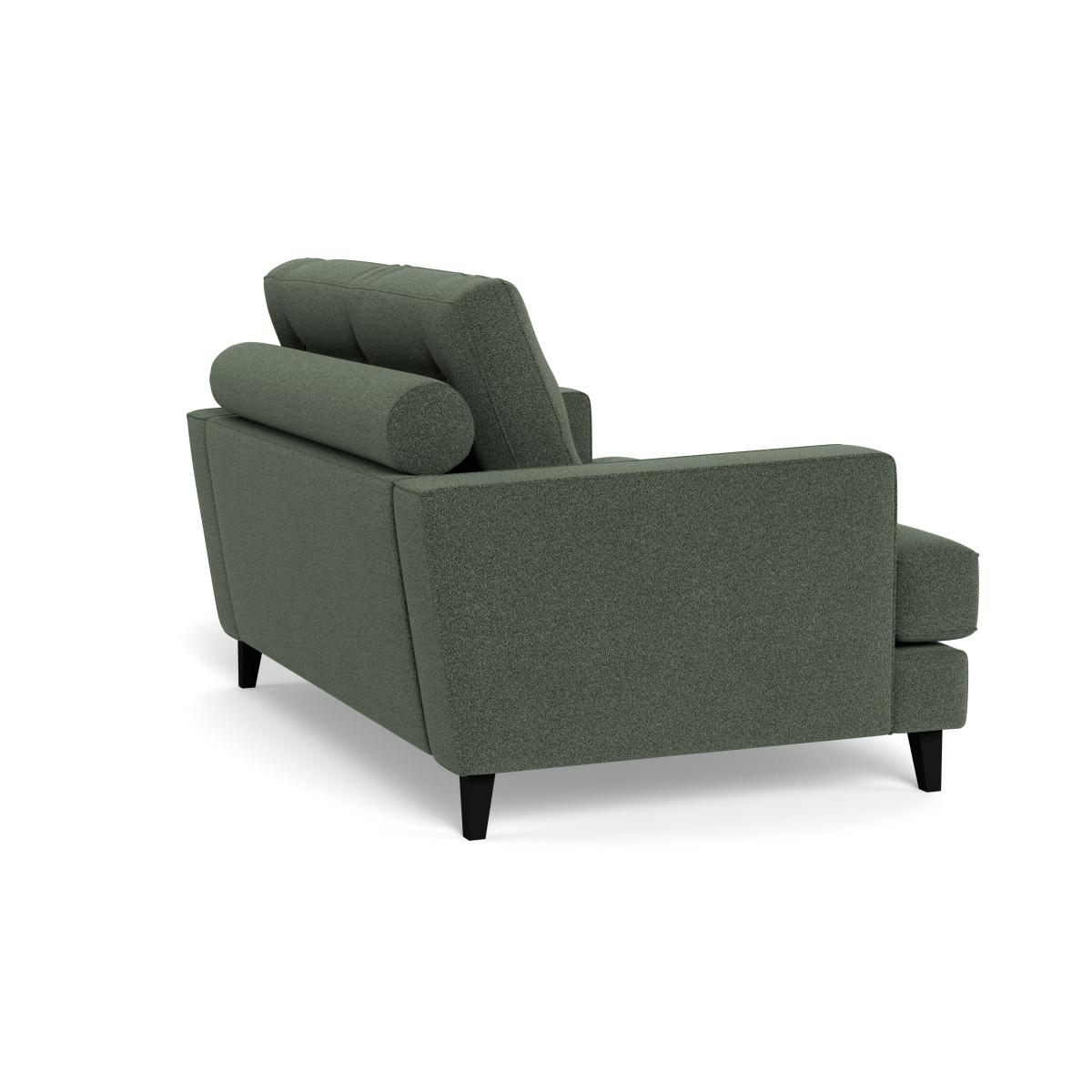 Heal's Mistral Loveseat Brushed Cotton Mist Black Feet – image 5