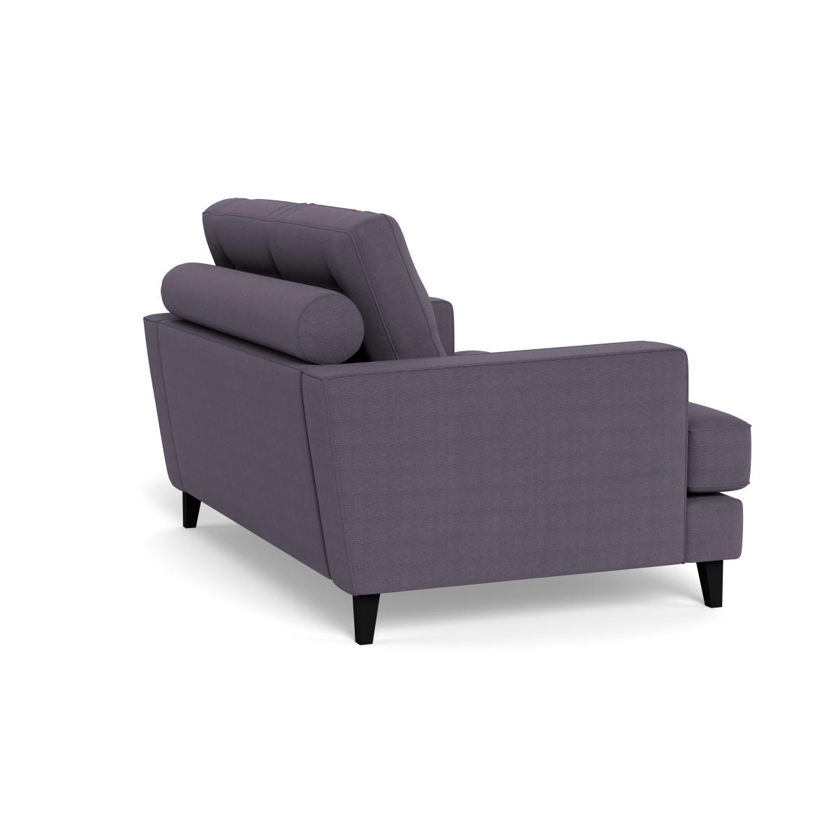 Heal's Mistral Loveseat Linen Shadow Black Feet – image 5