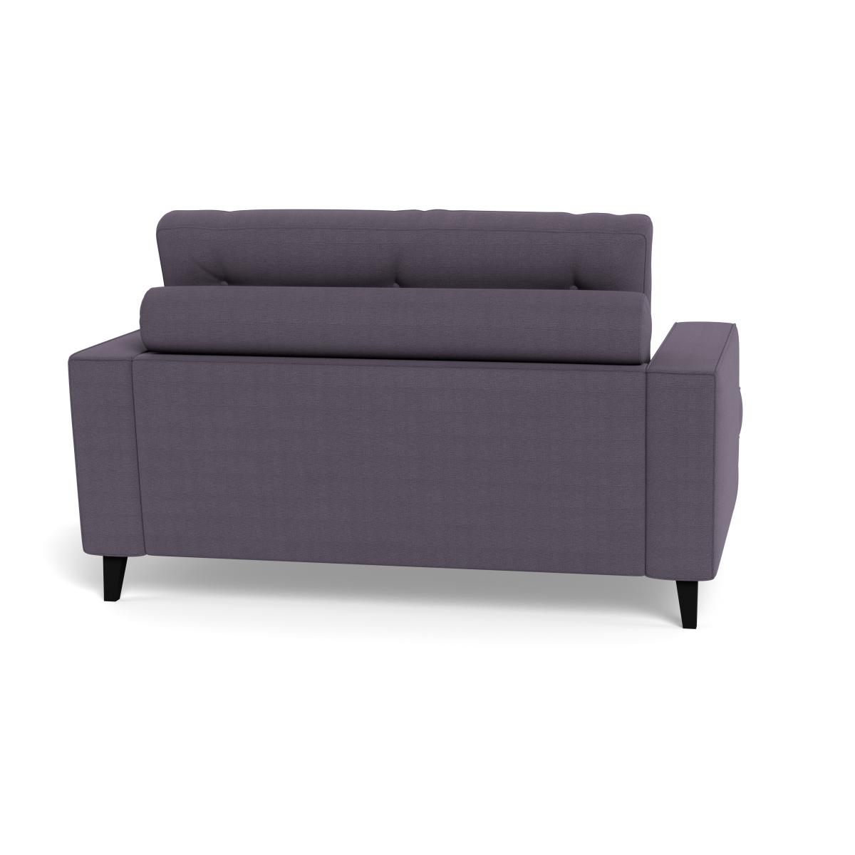 Heal's Mistral Loveseat Linen Shadow Black Feet – image 6
