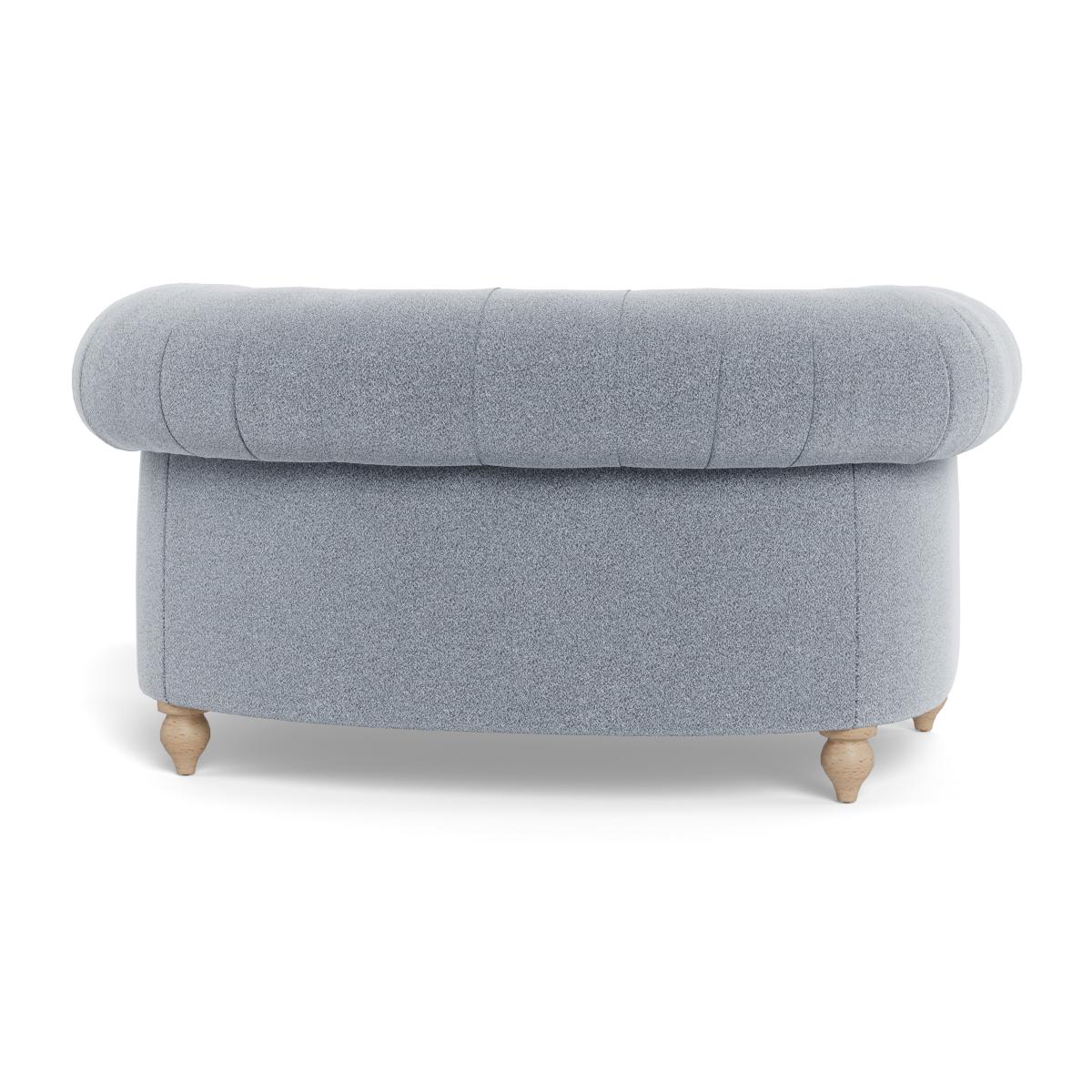 Heal's Fitzrovia Loveseat Boucle Steel Black Painted Feet – image 5