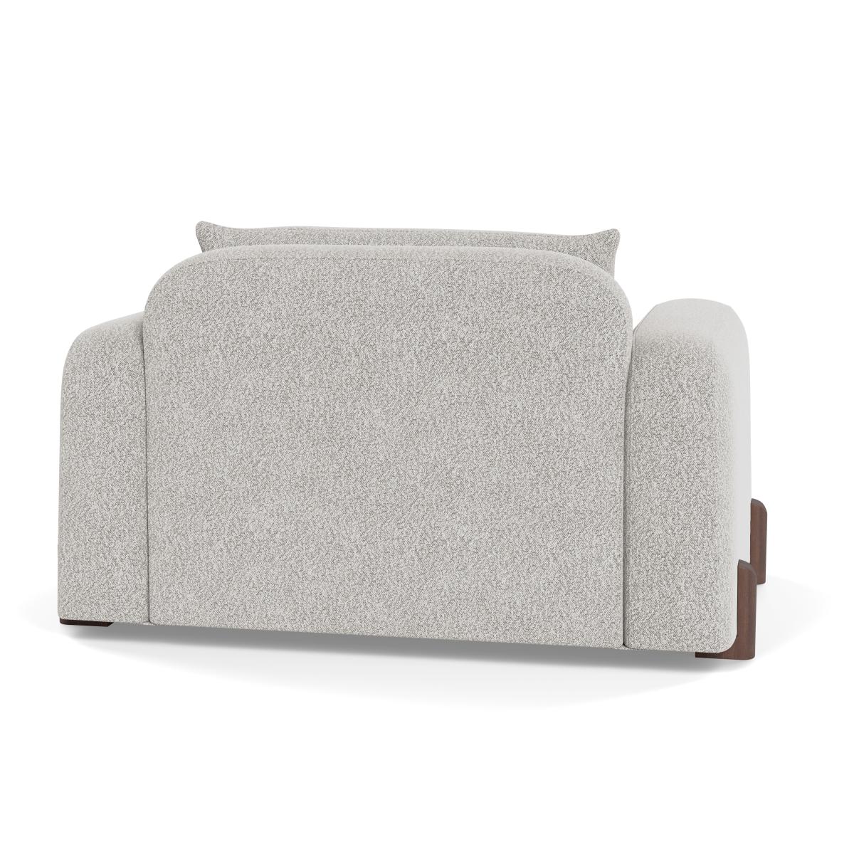 Heal's Nuvola Loveseat Smart Velvet Ocean Natural Oak Feet – image 5