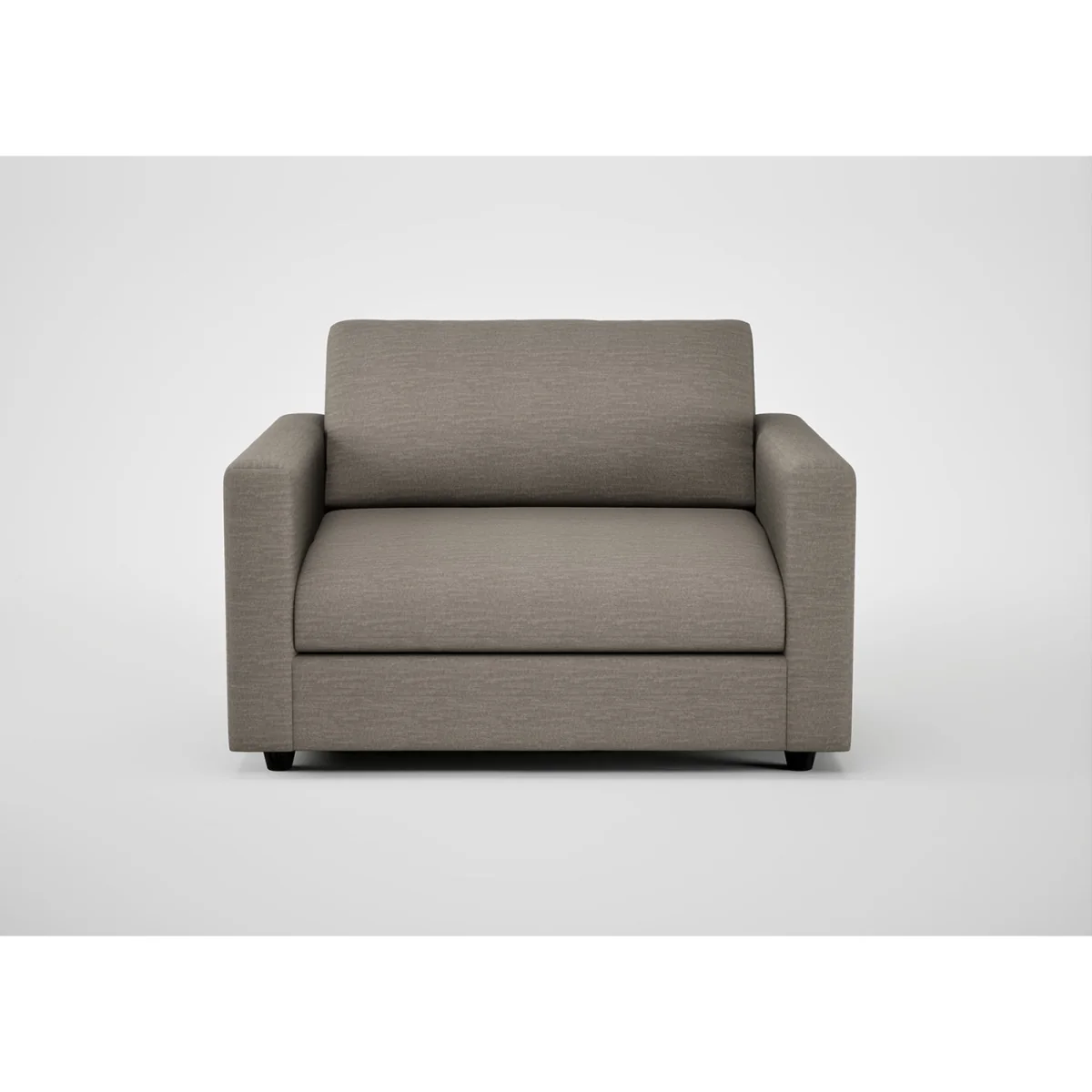 Heal's Nimbus II Loveseat Cotton Velvet Evergreen Black Feet – image 4