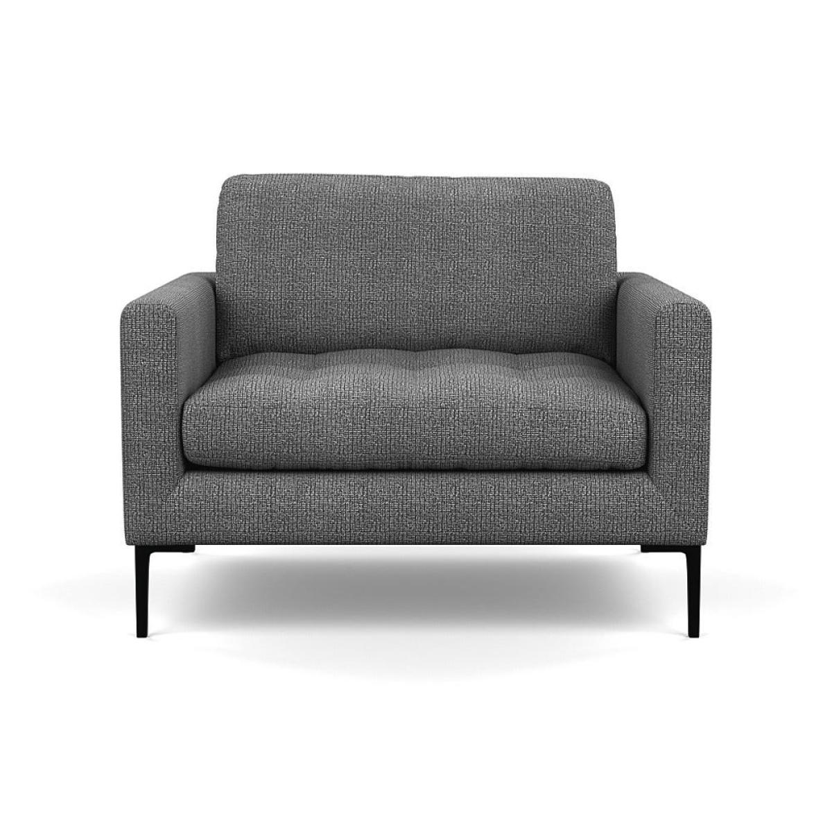 Heal's Eton Loveseat Tejo Recycled Noir Black Feet – image 2