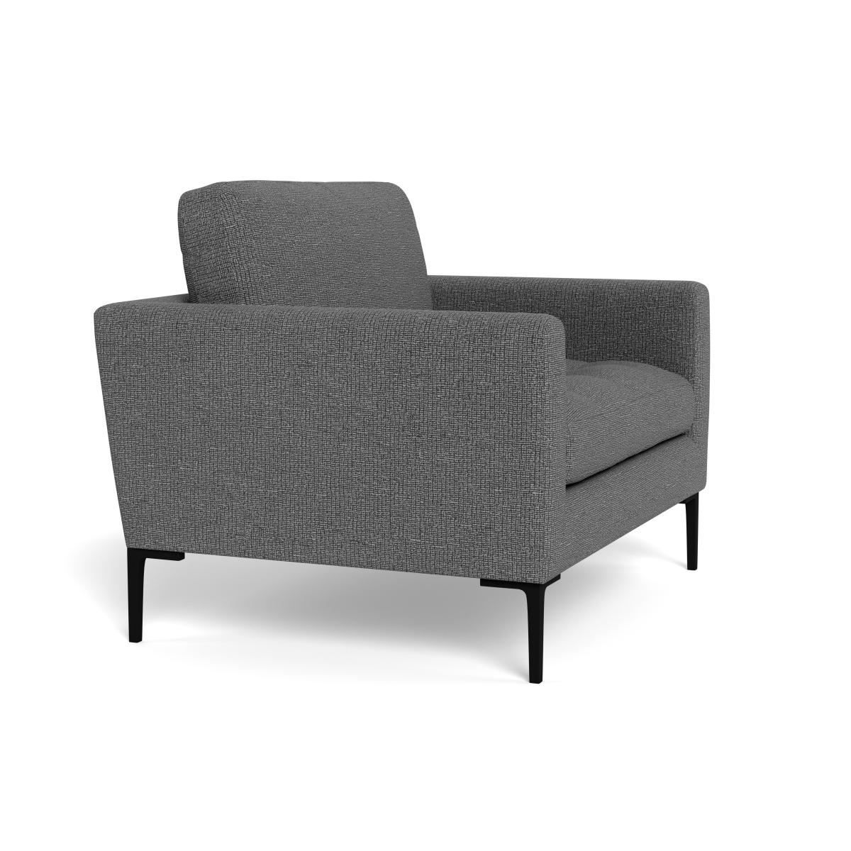 Heal's Eton Loveseat Tejo Recycled Noir Black Feet – image 3