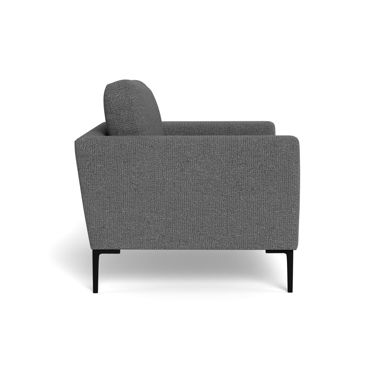 Heal's Eton Loveseat Tejo Recycled Noir Black Feet – image 4