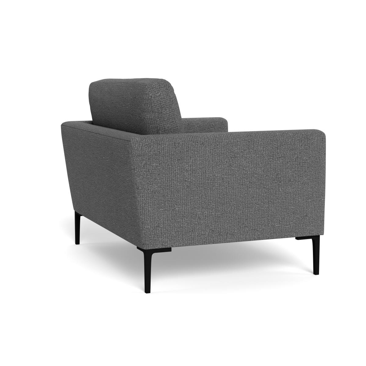 Heal's Eton Loveseat Tejo Recycled Noir Black Feet – image 5