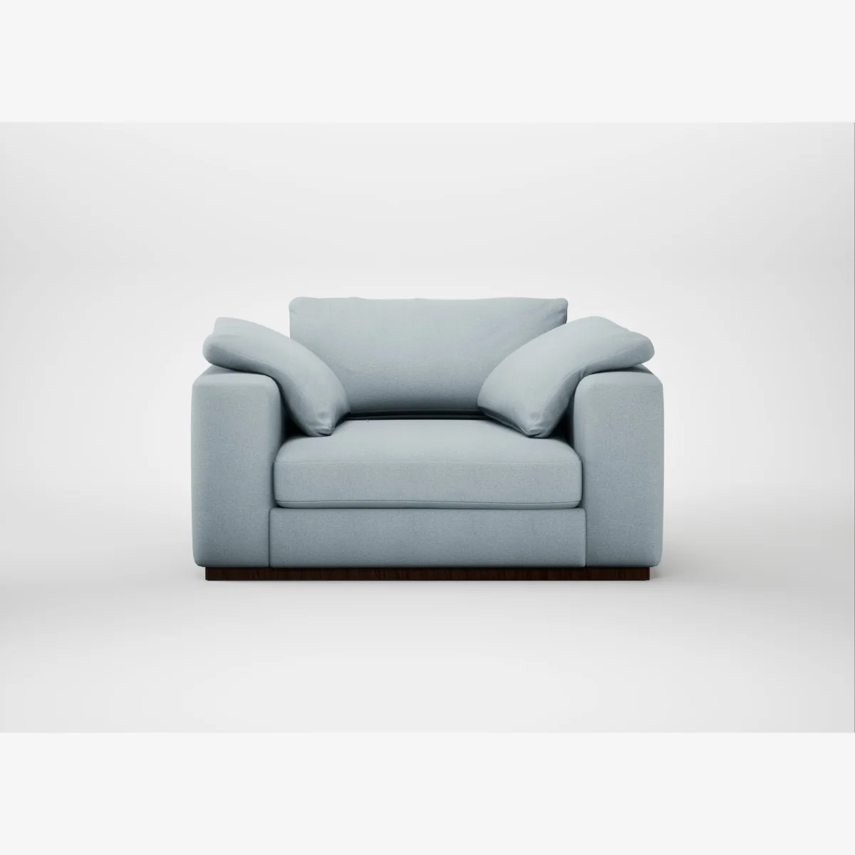 Heal's Trento Loveseat Capelo Linen-Cotton Sea Shanty – image 1