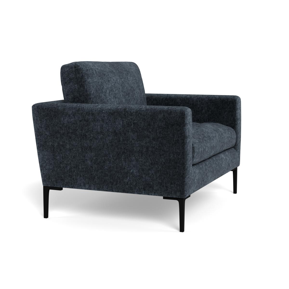 Heal's Eton Loveseat Velvet Boucle Space Brass Feet – image 2