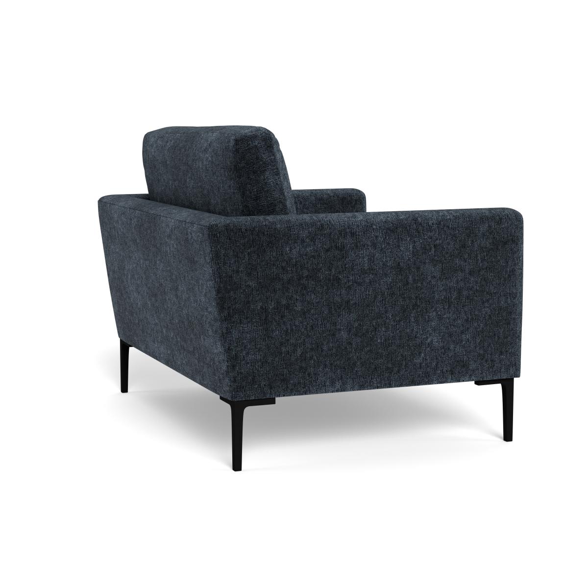 Heal's Eton Loveseat Velvet Boucle Space Brass Feet – image 4