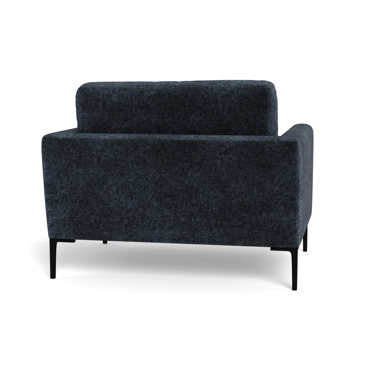 Heal's Eton Loveseat Velvet Boucle Space Brass Feet – image 5