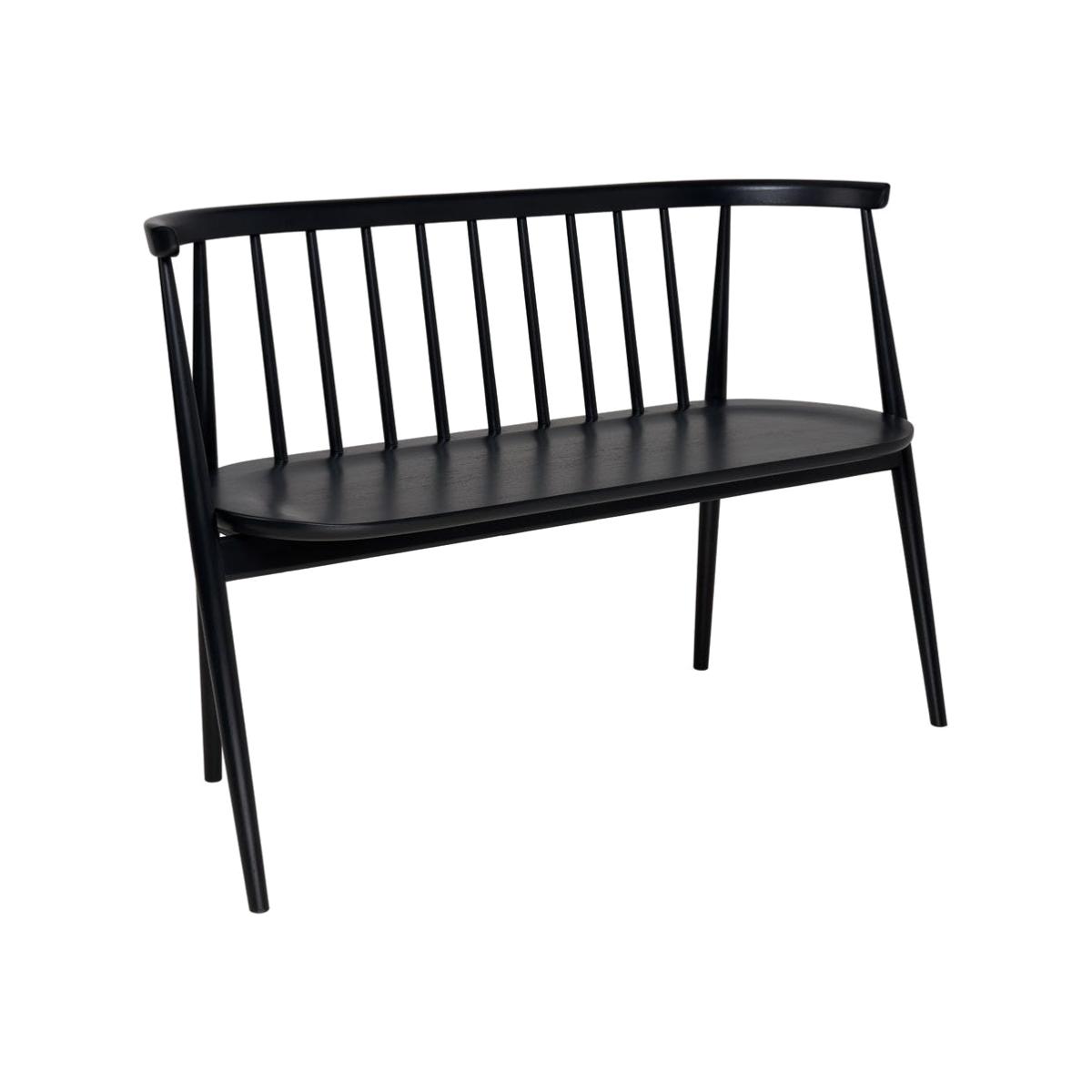Ercol Heritage Modern Loveseat Black Oak - Heal's UK Furniture – image 1
