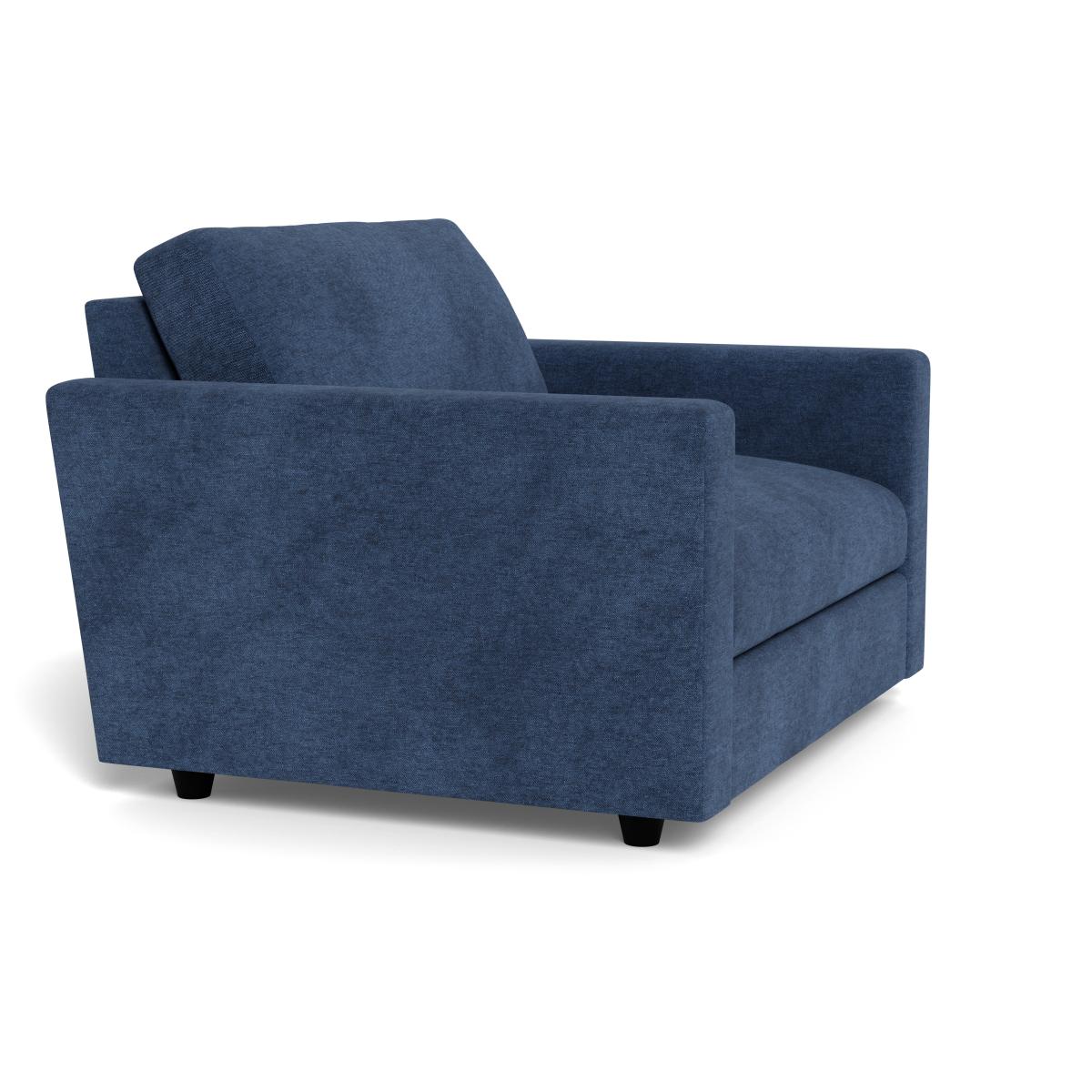 Heal's Nimbus Loveseat Broad Weave Lagoon Black Feet – image 2