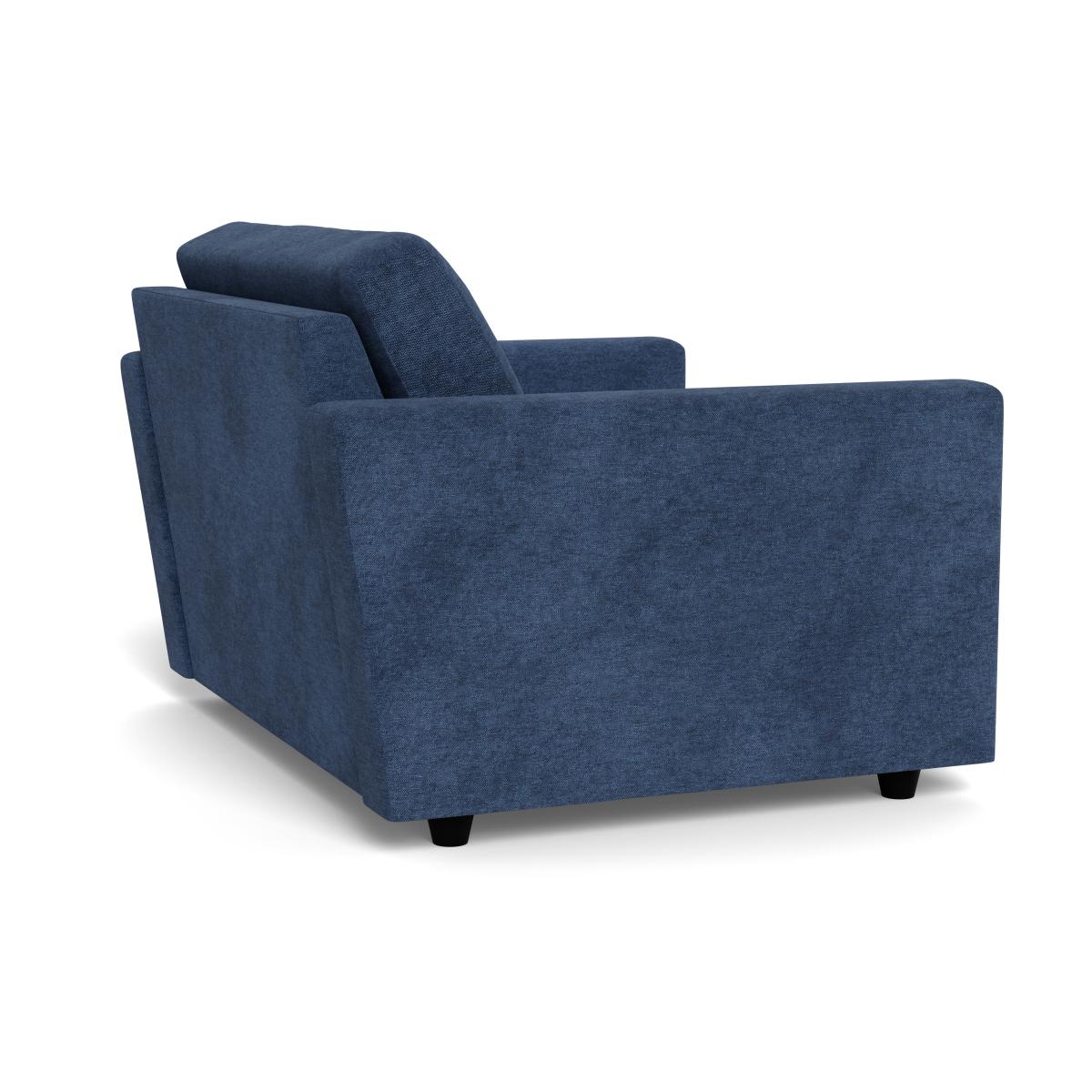 Heal's Nimbus Loveseat Broad Weave Lagoon Black Feet – image 4