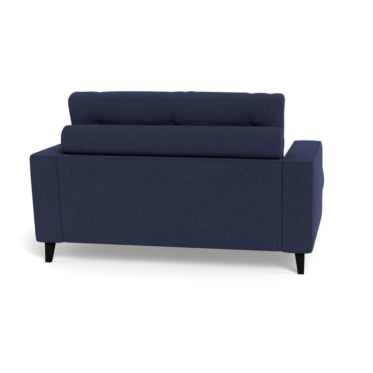Heal's Mistral Loveseat Smart Linen Mix Navy Natural Feet - Heal's UK Furniture – image 5