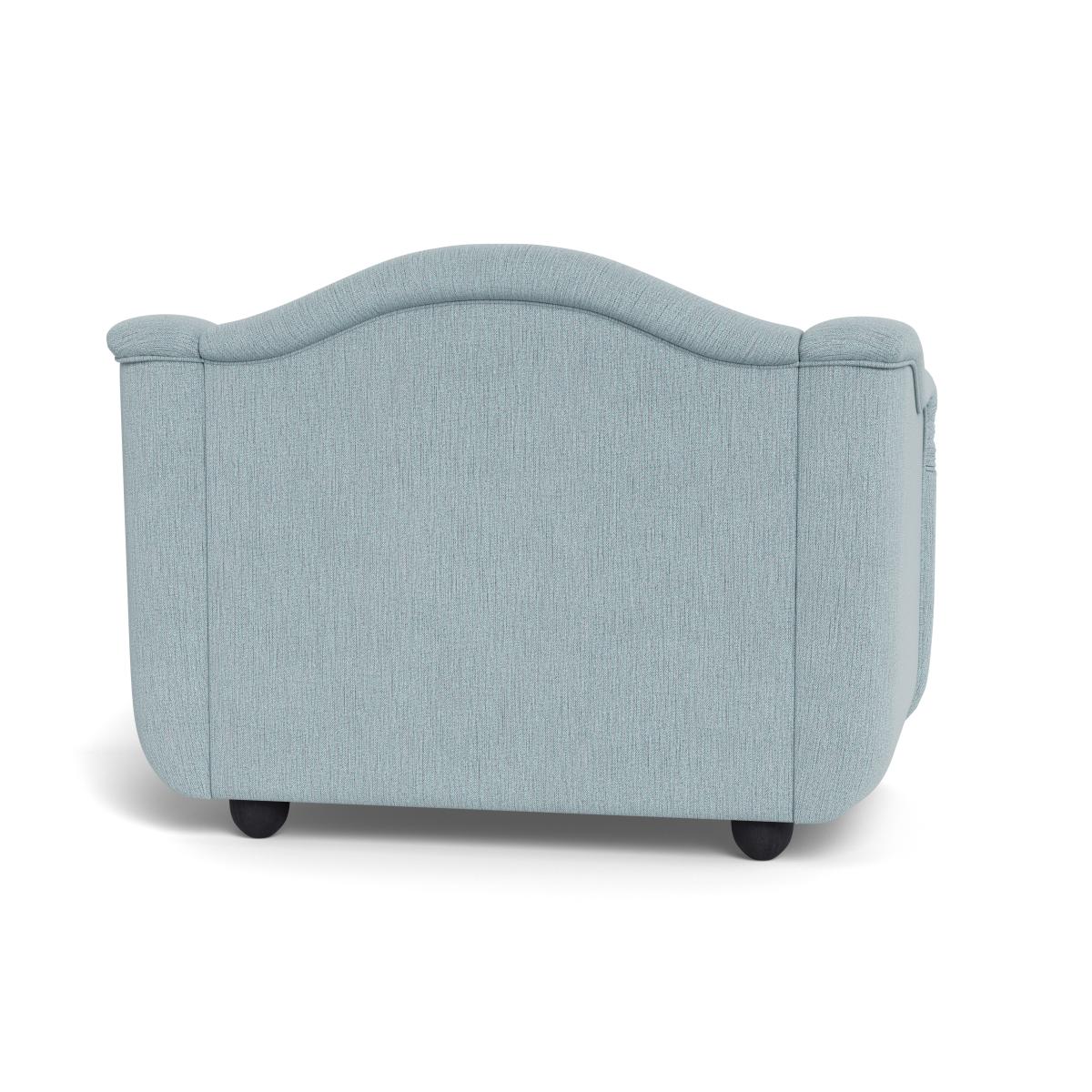 Heal's Tetbury Loveseat Smart Linen Mix Duck Egg Black Beech Feet – image 6