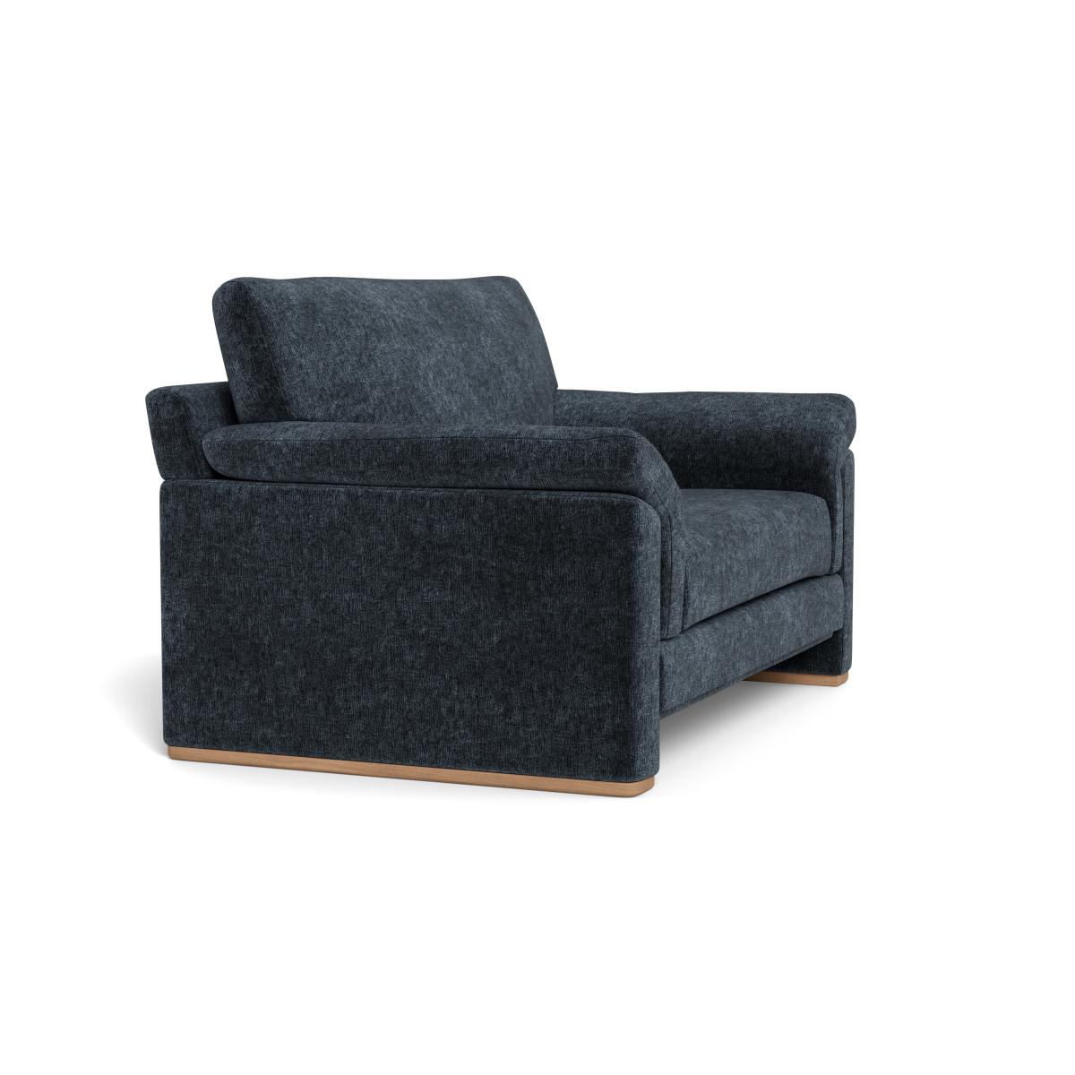 Heal's Paris II Loveseat Boucle Velvet Space Natural Feet – image 2