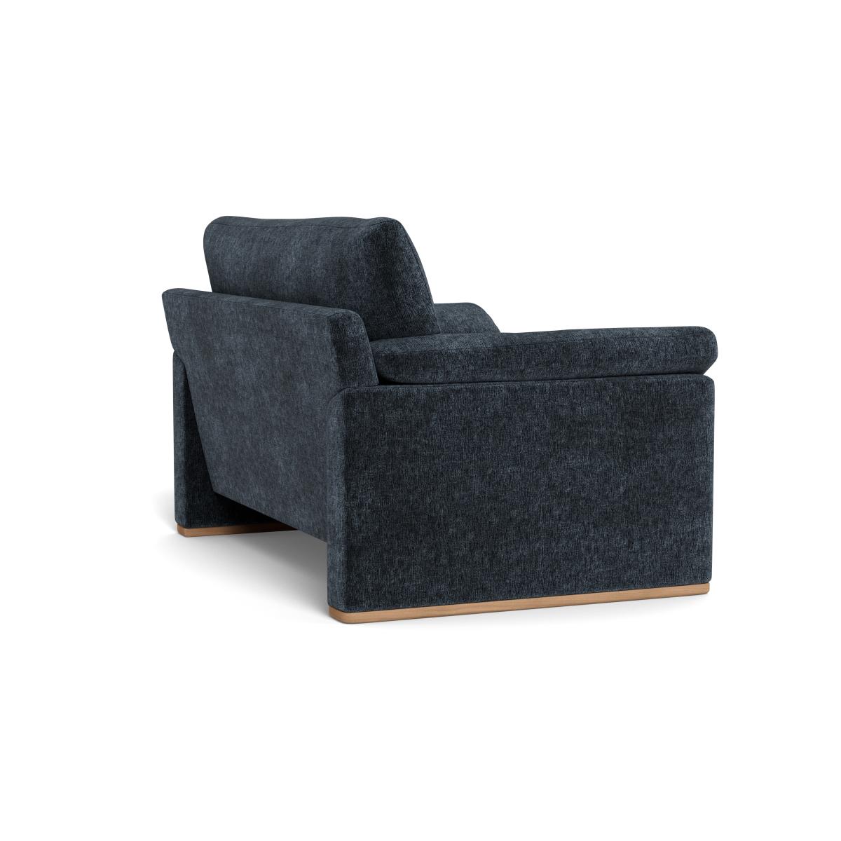 Heal's Paris II Loveseat Boucle Velvet Space Natural Feet – image 4