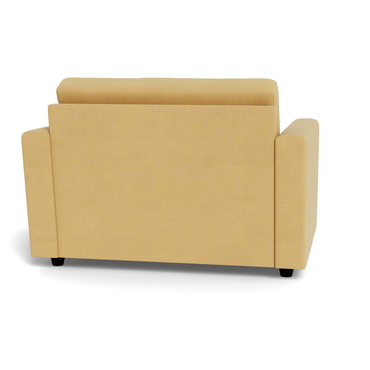 Heal's Nimbus II Loveseat Tejo Recycled Ochre Black Feet - Heal's UK Furniture – image 5