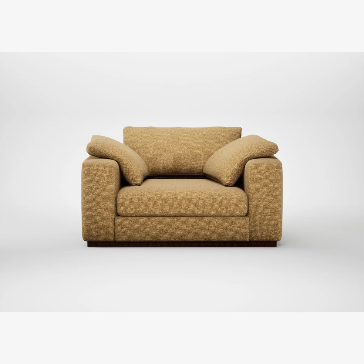 Heal's Trento Loveseat Boucle Tweed Citrine – image 1