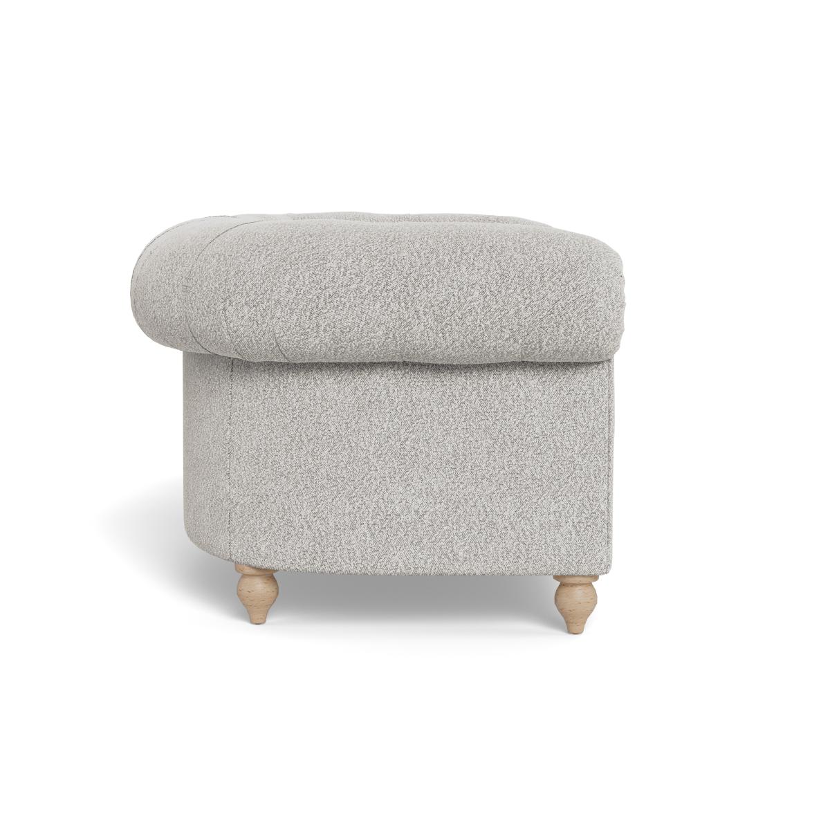 Heal's Fitzrovia Loveseat Chunky Boucle Ecru Natural Feet – image 3