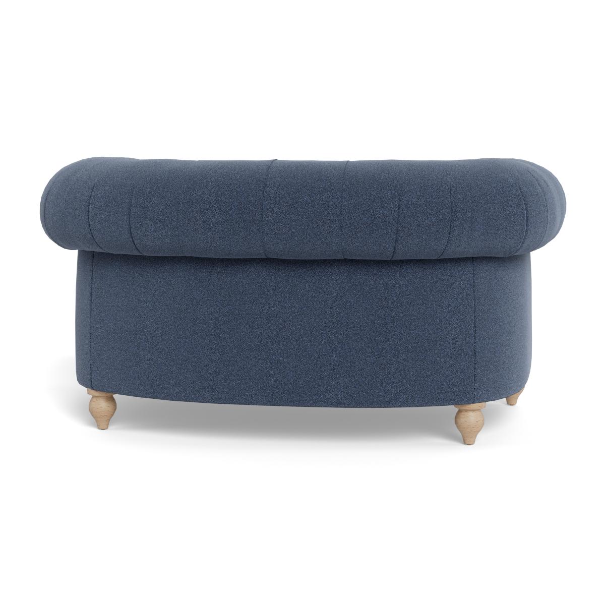 Heal's Fitzrovia Loveseat Boucle Indigo Black Painted Feet – image 5