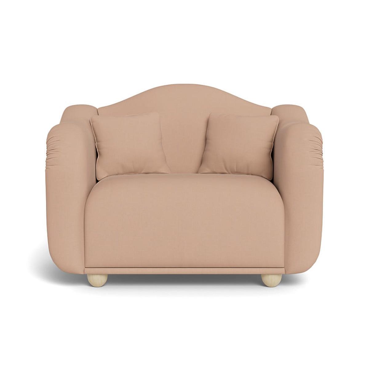 Heal's Tetbury Loveseat Capelo Linen-Cotton Rosedale Natural Feet – image 2
