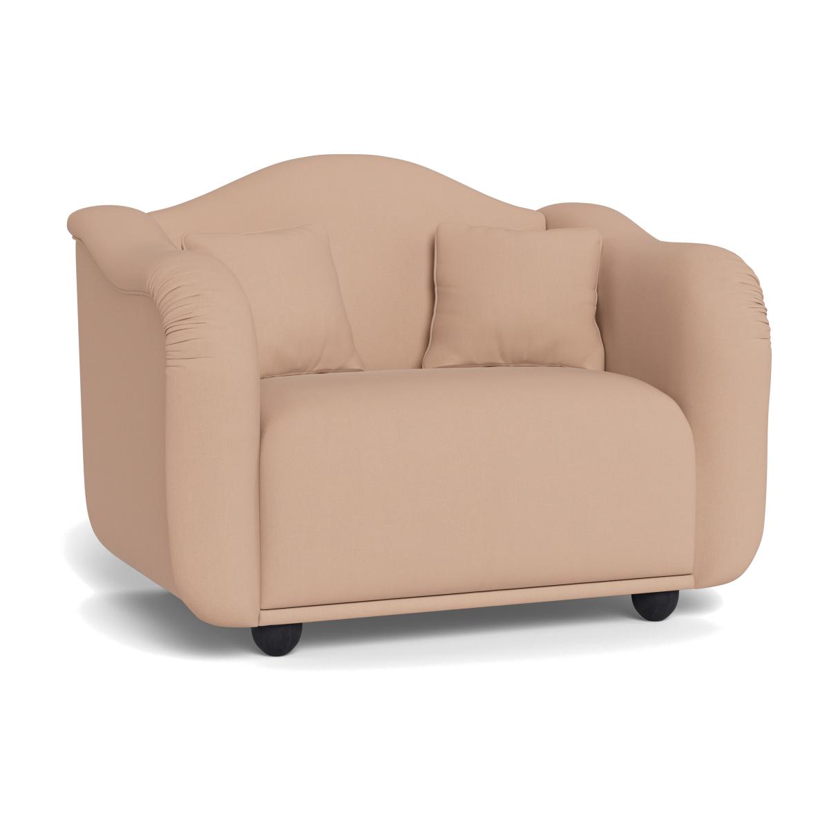 Heal's Tetbury Loveseat Capelo Linen-Cotton Rosedale Natural Feet – image 1