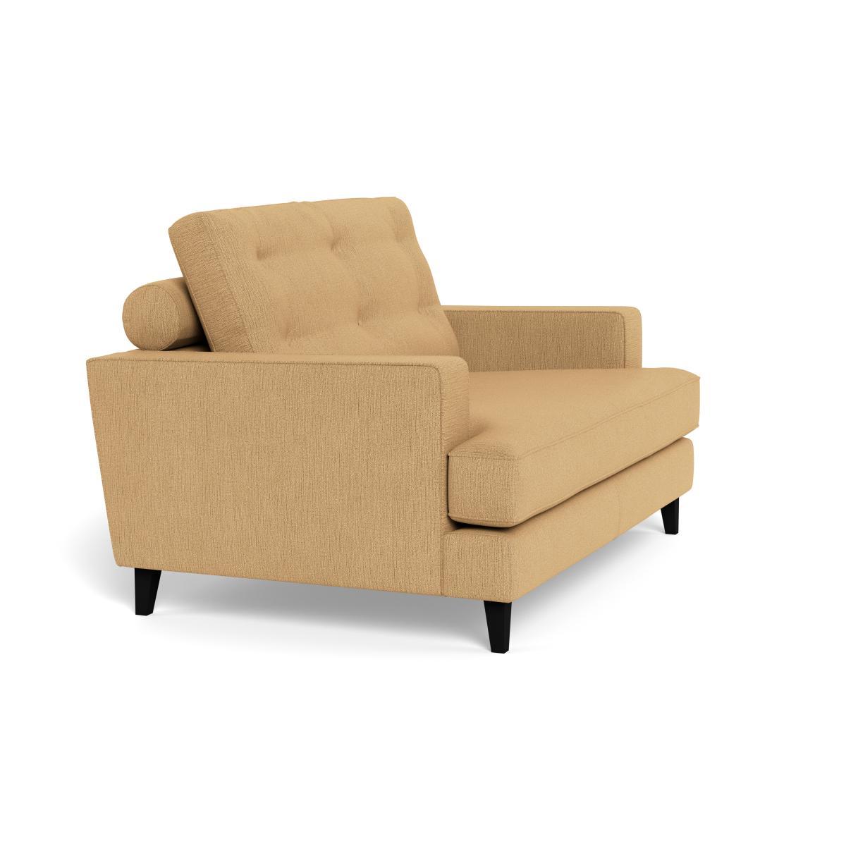 Heal's Mistral Loveseat Smart Linen Mix Sand Natural Feet - Heal's UK Furniture – image 2