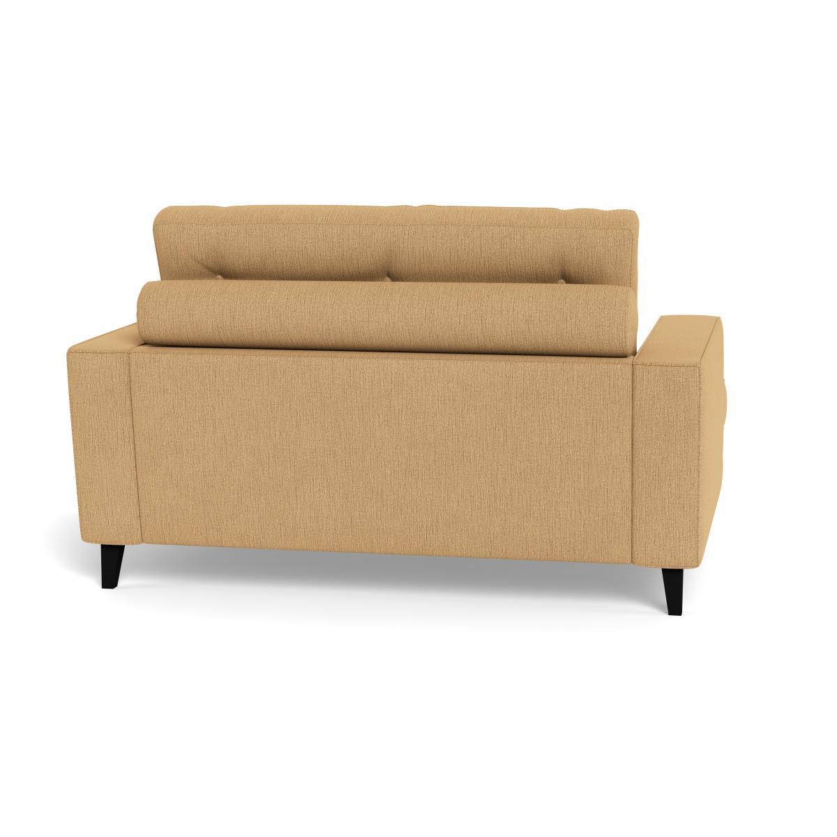 Heal's Mistral Loveseat Smart Linen Mix Sand Natural Feet - Heal's UK Furniture – image 5