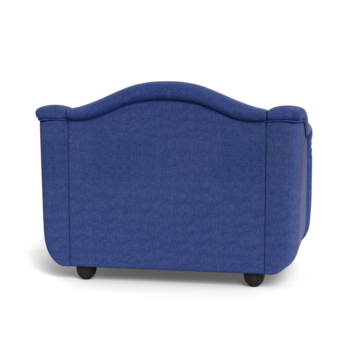 Heal's Tetbury Loveseat Brushed Cotton Cobalt Natural Beech Feet – image 6