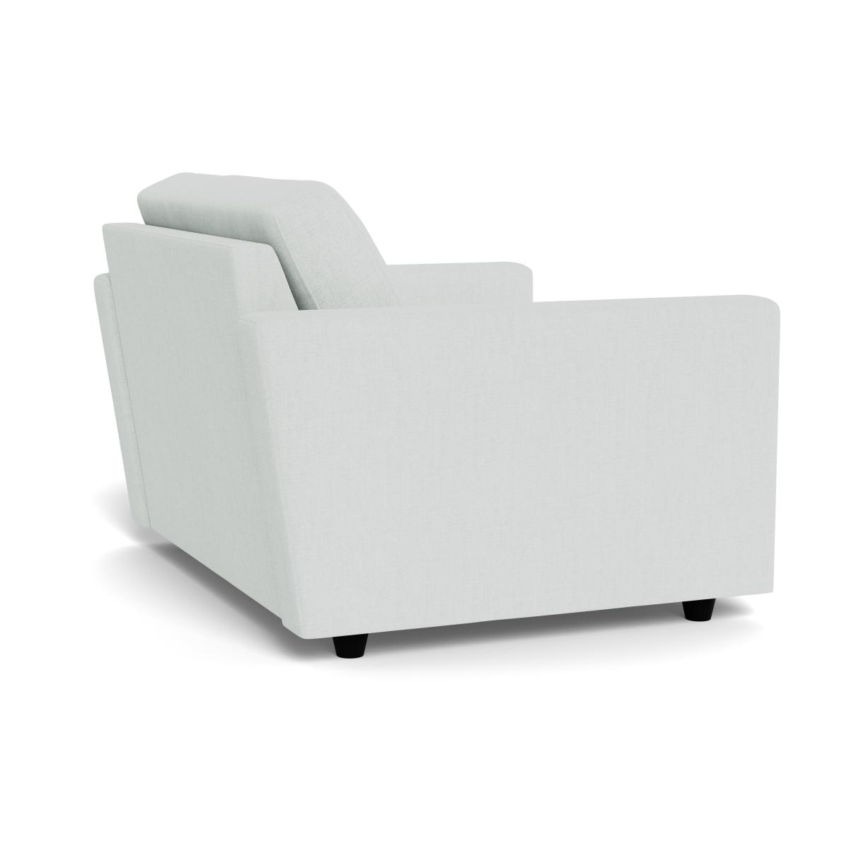 Heal's Nimbus Loveseat Broad Weave Tin Black Feet – image 4